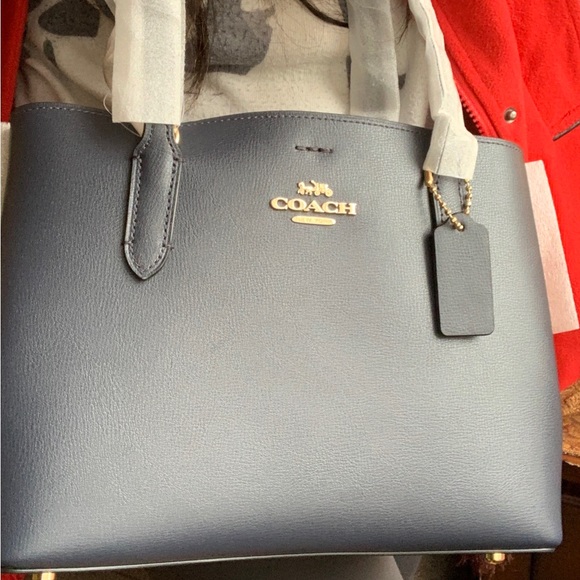 Authentic COACH 1941 double faced leather snap zip Satchel/Crossbody - Picture 9 of 14